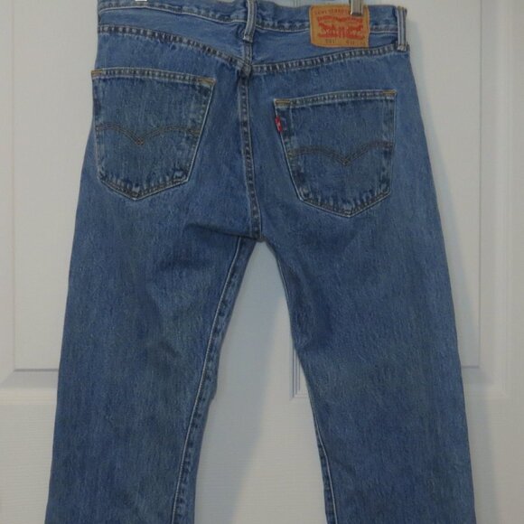 Levi 501 Button Fly Jeans 32x32 - Picture 3 of 3